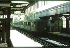 Metro at Barbes Rochechouart, Paris, September 1973
